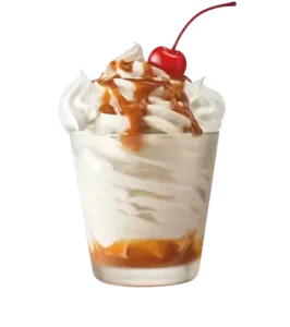 Caramel Sundae Menu