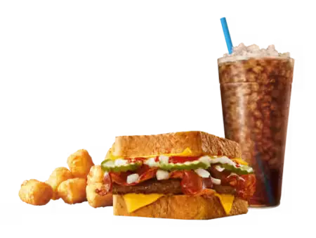 Cheesy Bacon SONIC® Stack Combo Menu