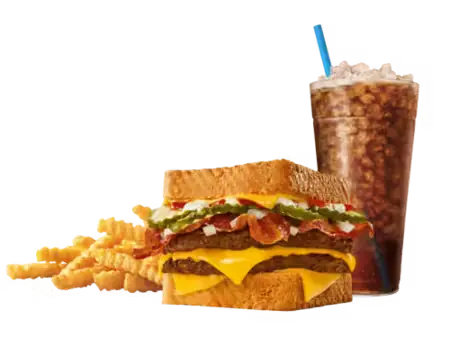 Cheesy Bacon SuperSONIC® Stack Combo Menu