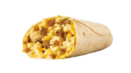 Jr. Sausage, Egg, and Cheese Breakfast Burrito Menu