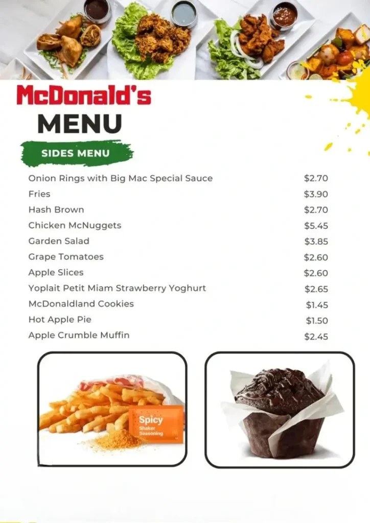 McDonalds-Australia sides-menu 