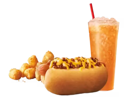 Sonic Chili Cheese Coney Combo

