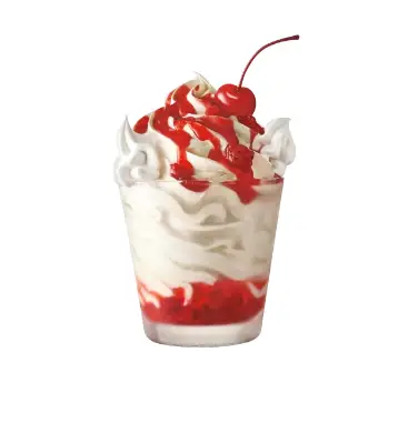 Straberry Sundae Menu