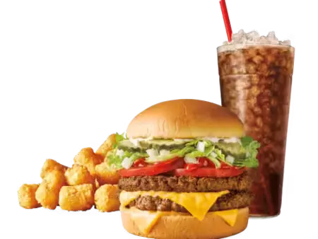 SuperSONIC® Double Cheeseburger Combo Burger