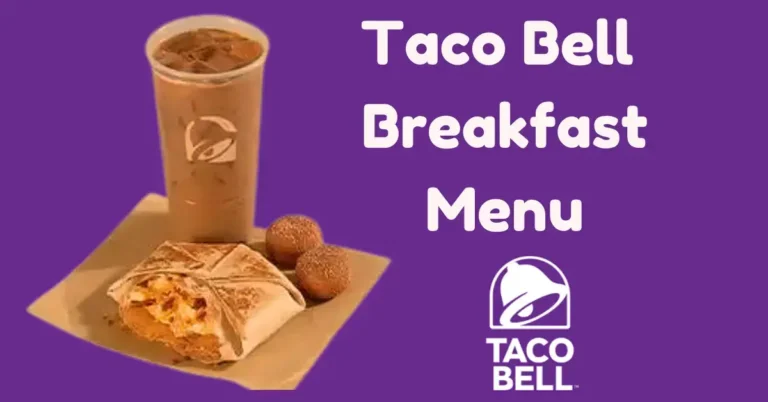 Taco bell Breakfast Menu Prices